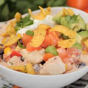 Creamy Chicken Tortilla Soup Recipe With Cream Cheese